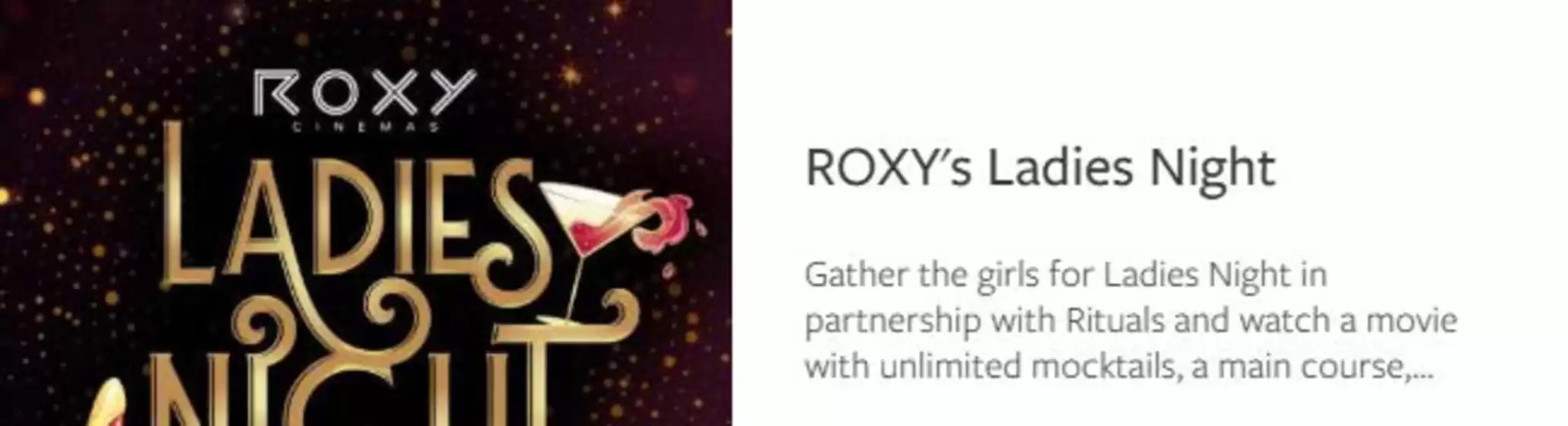 Explore Our Exciting Promotions Across ROXY Cinemas