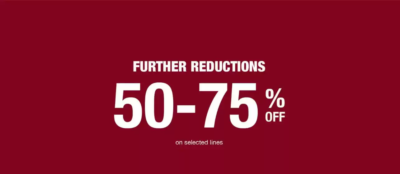 MUJI catalogue | Further Reductions 50-75% Off | 2025-09-23T00:00:00.000Z - 2025-09-28T00:00:00.000Z