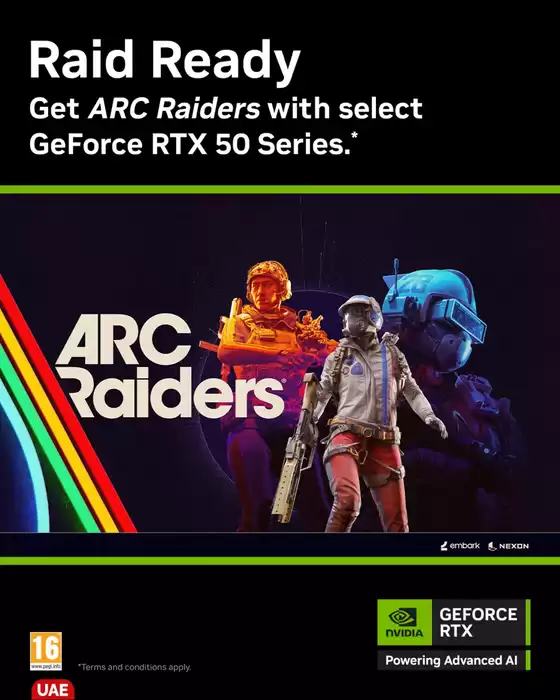 Get Arc Raiders Free When You Purchase Select Geforce Rtx 50 Series Gpus.
