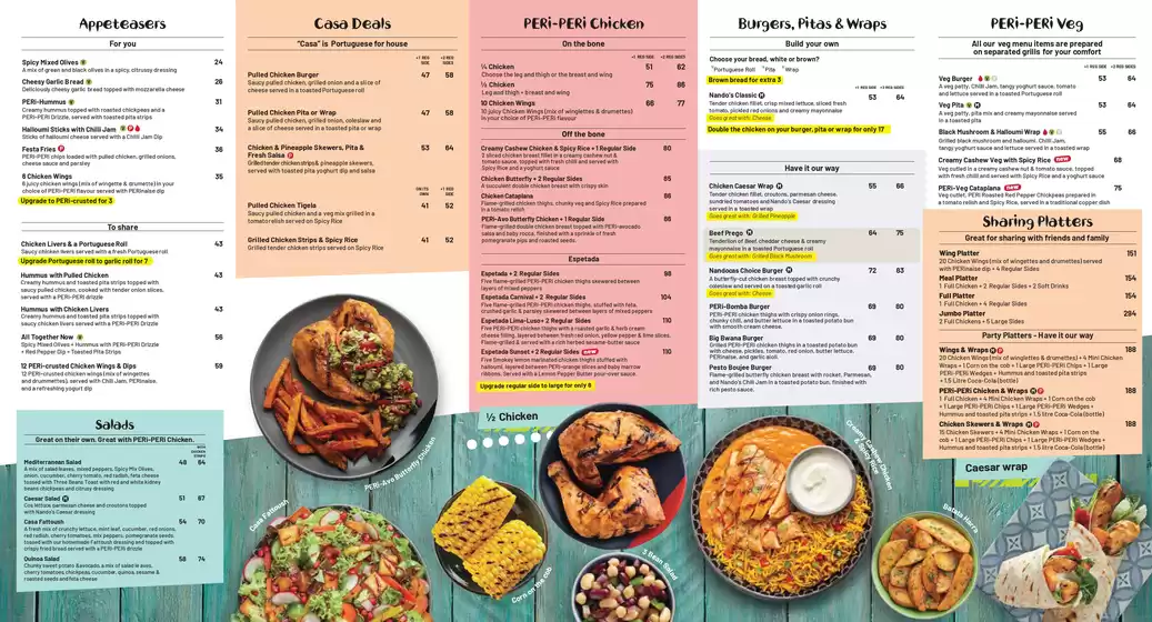 TakeAway Menu Eng