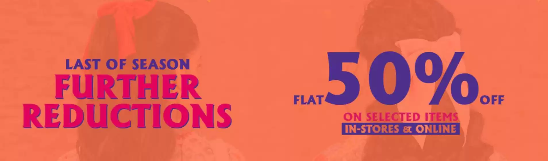 Flat 50% Off On Selected Items