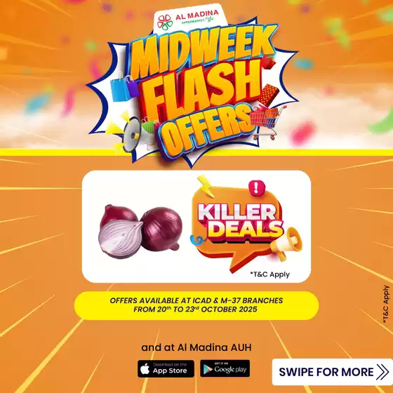 Al Madina catalogue in Mussafah | Midweek Flash Offers are Here! ICAD & M-37 | 2025-10-22T00:00:00.000Z - 2025-10-23T00:00:00.000Z