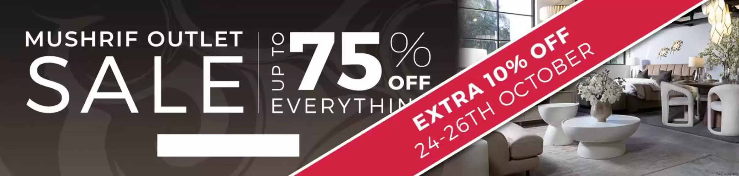 The One catalogue in Dubai | Sale Up To 75 % Off Everything+Extra 10 % Off | 2025-10-24T00:00:00.000Z - 2025-10-26T00:00:00.000Z