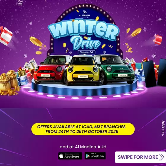 Winter Drive Offers! ICAD, M37