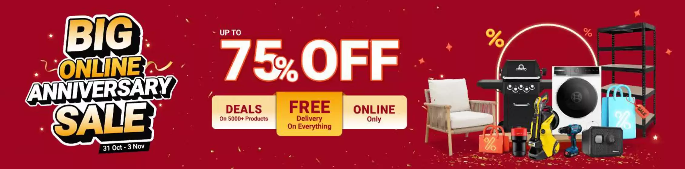 Big Online Anniversary Sale