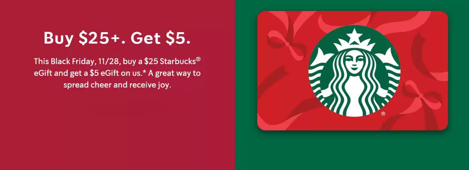 Starbuck's catalogue in Umm al-Quwain | Buy $25+. Get $5 | 2025-11-25T00:00:00.000Z - 2025-11-28T00:00:00.000Z