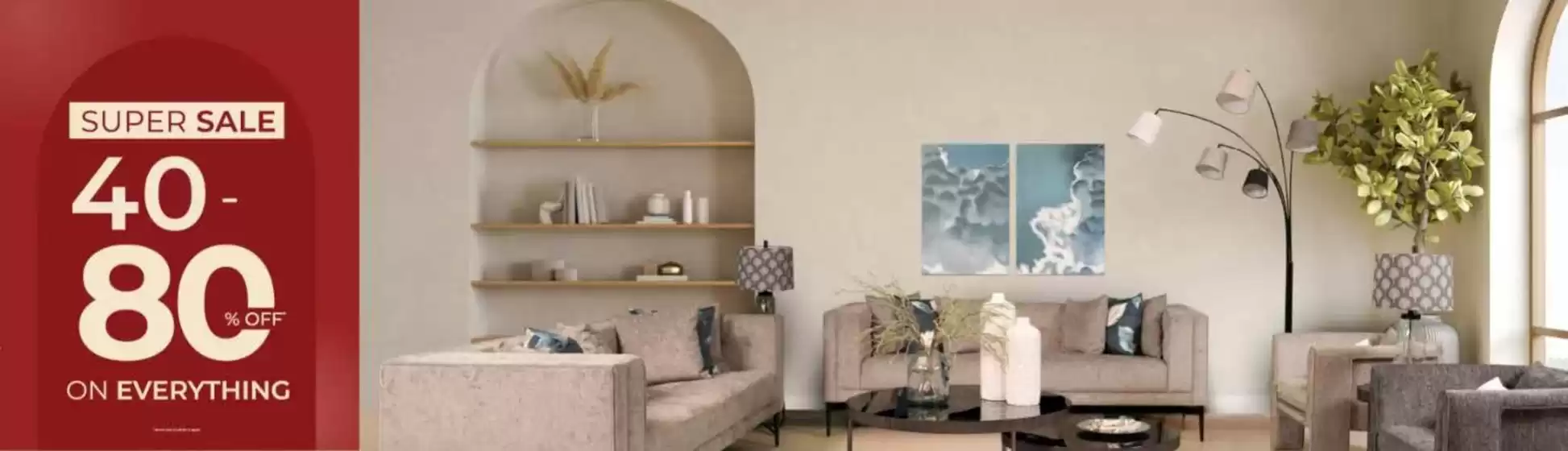 Homes R Us catalogue in Ajman | Super Sale! 40-80% Off Everything | 2025-11-27T00:00:00.000Z - 2025-12-01T00:00:00.000Z