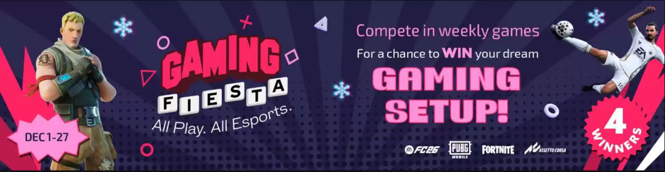 Virgin Megastore catalogue in Abu Dhabi | Gaming Fiesta | 2025-12-02T00:00:00.000Z - 2025-12-07T00:00:00.000Z