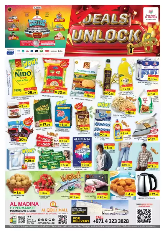 Al Madina catalogue in Mussafah | Great discounts on selected products | 2025-12-07T00:00:00.000Z - 2025-12-07T00:00:00.000Z