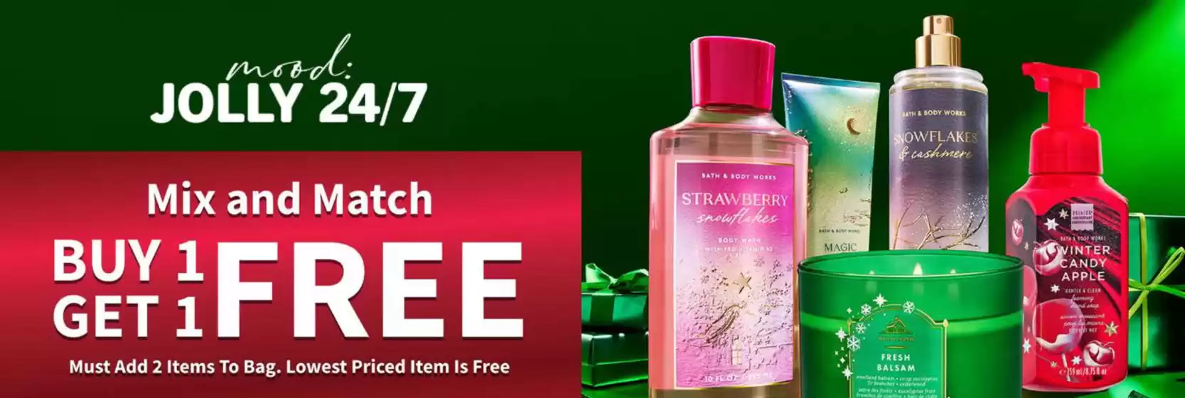 Bath & Body Works catalogue in Sharjah | Mix And Match Buy 1 Get 1 Free | 2025-12-09T00:00:00.000Z - 2025-12-12T00:00:00.000Z