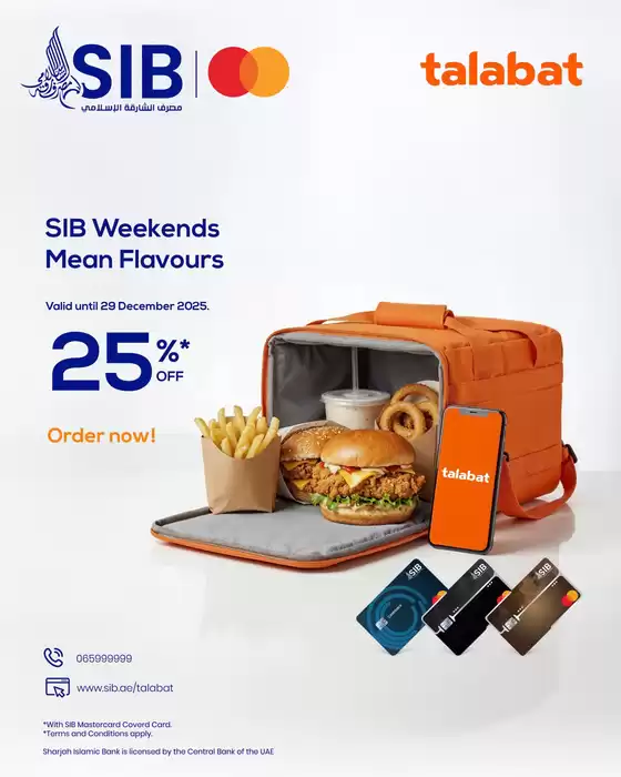 Sharjah Islamic Bank catalogue in Kalba | Every Weekend Offers An Exclusive 25% Off | 2025-12-16T00:00:00.000Z - 2025-12-29T00:00:00.000Z