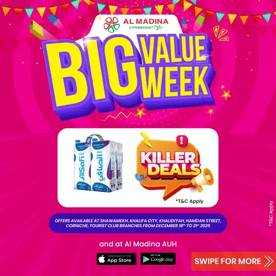 Al Madina catalogue in Ruwais | Big Value Week | 2025-12-18T00:00:00.000Z - 2025-12-21T00:00:00.000Z
