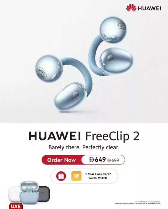 Virgin Megastore catalogue in Dubai | Meet the HUAWEI FreeClip 2 | 2025-12-29T00:00:00.000Z - 2026-01-02T00:00:00.000Z