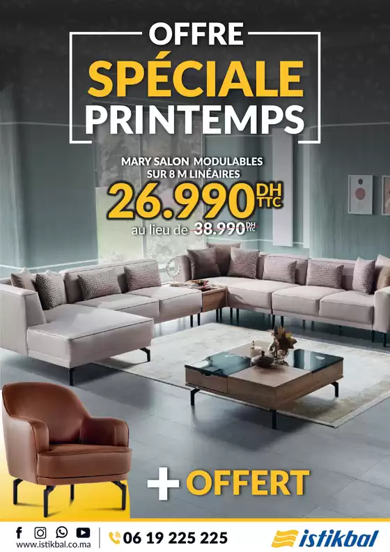 Catalogue Istikbal à Boujdour | Nouvelles offres à découvrir | 2025-09-03T00:00:00.000Z - 2025-09-17T00:00:00.000Z