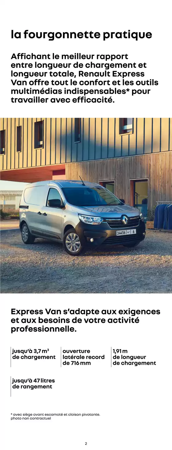 brochure express van