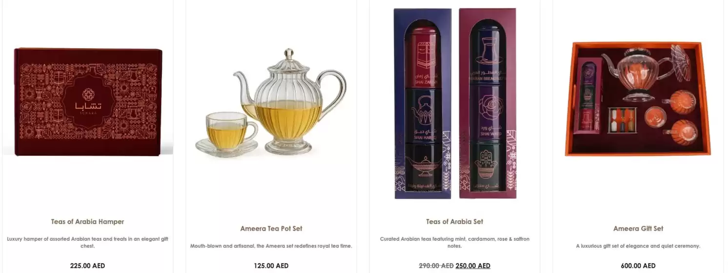 Catalogue Tchaba Tea à Rabat | Products | 2025-10-13T00:00:00.000Z - 2025-10-27T00:00:00.000Z
