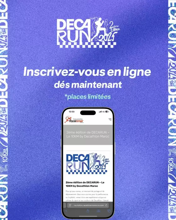 Catalogue Decathlon à Zaouiat Cheikh | Nos meilleures offres pour vous | 2025-11-06T00:00:00.000Z - 2025-11-20T00:00:00.000Z