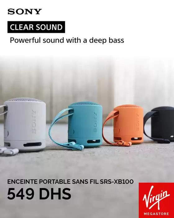 Catalogue Virgin Megastore à Larache | Offres et promotions actuelles | 2025-12-13T00:00:00.000Z - 2025-12-27T00:00:00.000Z