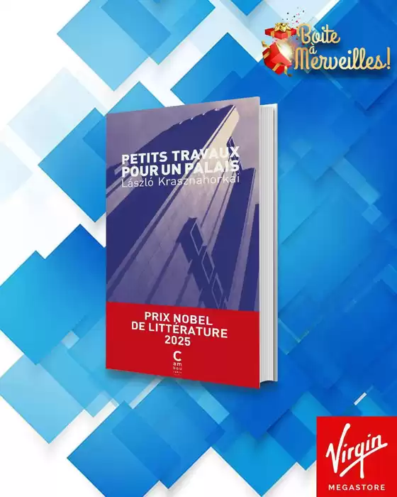 Catalogue Virgin Megastore à Ain Taoujdate | Offres spéciales pour vous | 2025-12-28T00:00:00.000Z - 2025-12-31T00:00:00.000Z