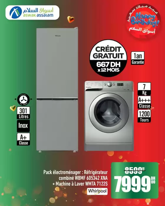 Catalogue Aswak Assalam à Ras El Ma | Offres et bonnes affaires exclusives | 2026-01-08T00:00:00.000Z - 2026-01-22T00:00:00.000Z