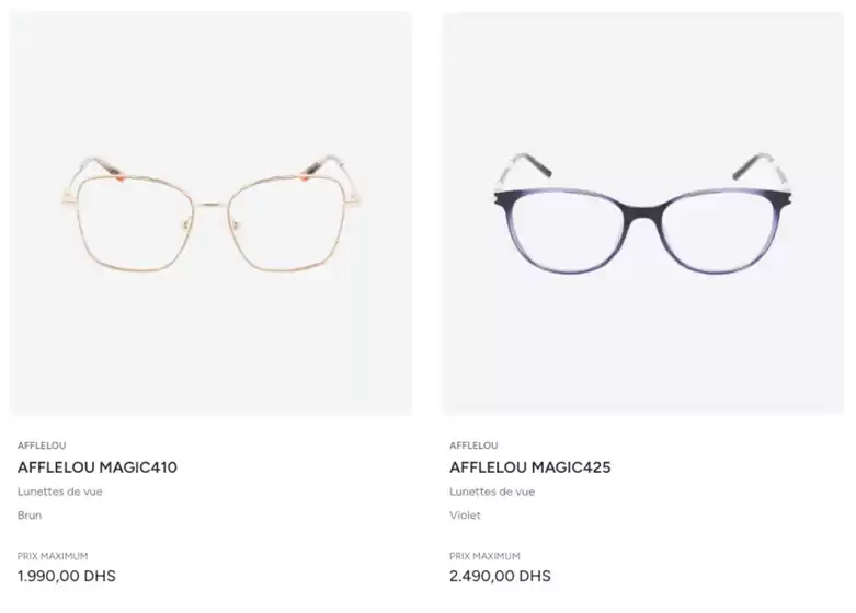 Catalogue Alain afflelou à Berkane | Offer | 2026-03-24T00:00:00.000Z - 2026-04-15T00:00:00.000Z