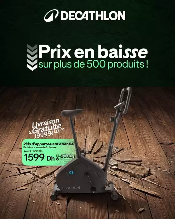 Catalogue Decathlon à Meknès | Offres et promotions actuelles | 2026-03-28T00:00:00.000Z - 2026-04-11T00:00:00.000Z