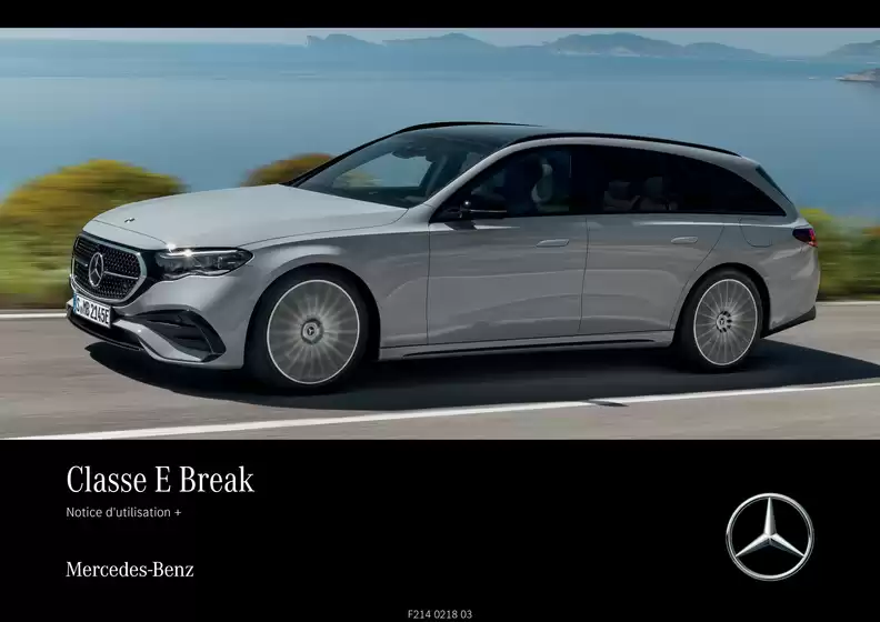 Catalogue Mercedes Benz à Marrakech | Mercedes classe e break 2026 juin s214 mbux notice d utilisation 1 | 2026-04-09T00:00:00.000Z - 2026-04-23T00:00:00.000Z