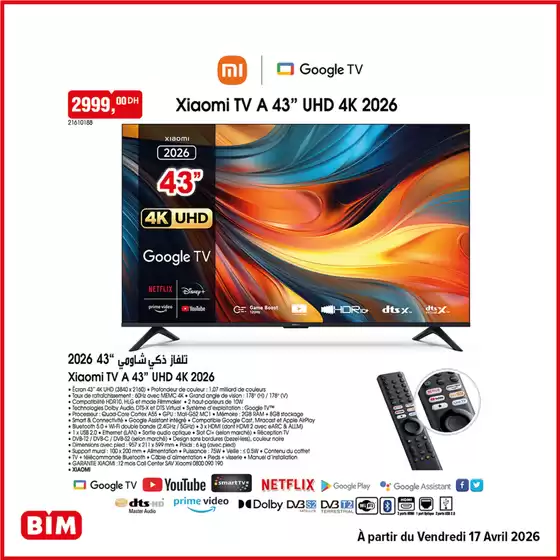 Catalogue BIM à Ouled M'Barek | Offres spéciales pour vous | 2026-04-15T00:00:00.000Z - 2026-04-29T00:00:00.000Z