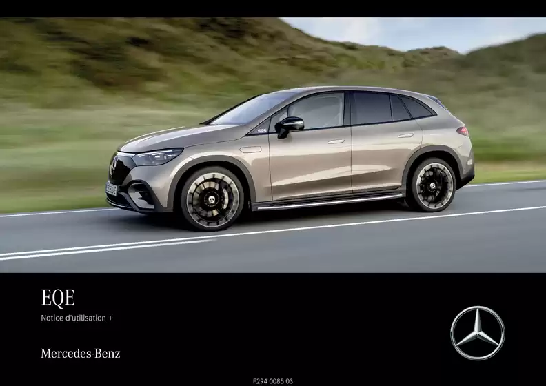 Catalogue Mercedes Benz | Mercedes eqe suv 2026 juillet x294 mbux notice d utilisation 1 | 2026-04-23T00:00:00.000Z - 2026-05-07T00:00:00.000Z