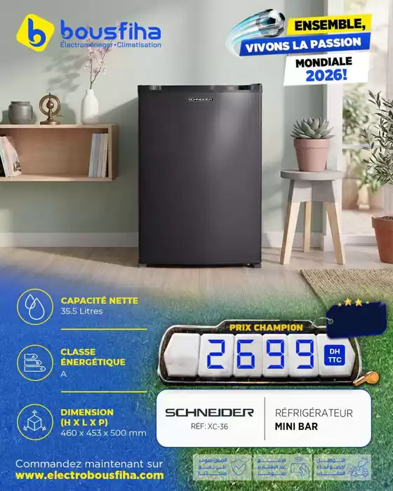 Catalogue Electrobousfiha | Réductions et promotions | 2026-06-24T00:00:00.000Z - 2026-07-08T00:00:00.000Z