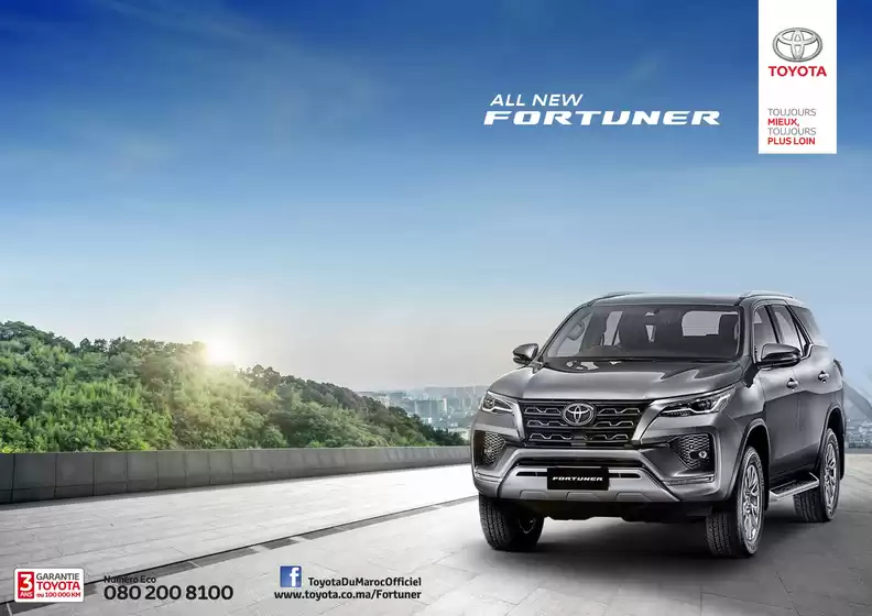 Catalogue Toyota à Gueznaia | Fortuner | 2026-08-25T00:00:00.000Z - 2026-09-08T00:00:00.000Z