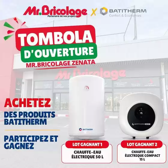 Catalogue Mr.Bricolage à Drarga | Catalogue Mr.Bricolage | 2026-09-26T00:00:00.000Z - 2026-10-10T00:00:00.000Z