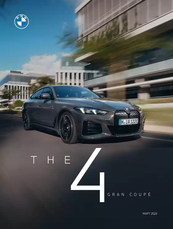 Каталог на BMW | BMW THE 4 GRAN COUPÉ | 2026-06-12T00:00:00.000Z - 2026-12-31T00:00:00.000Z