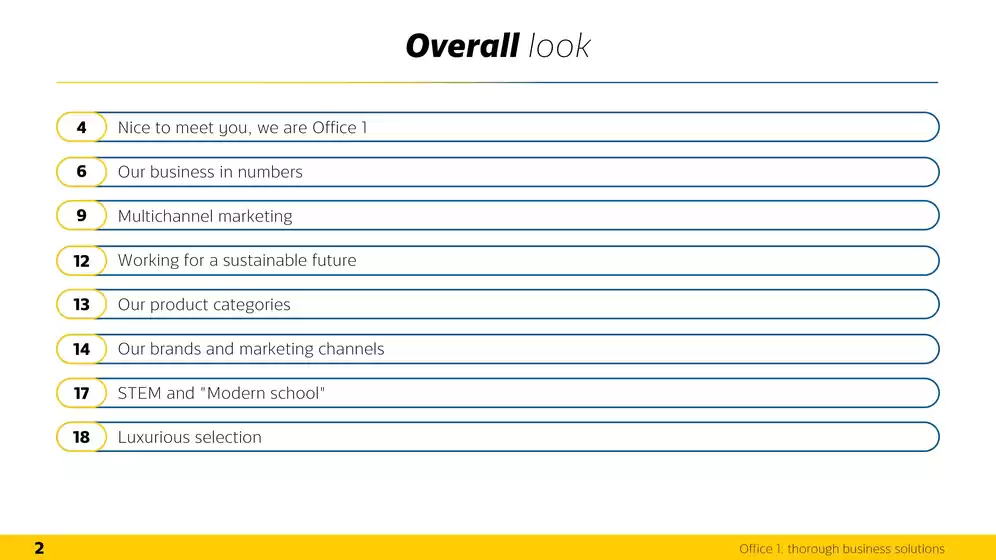 Office 1 - Office 1 Presentation