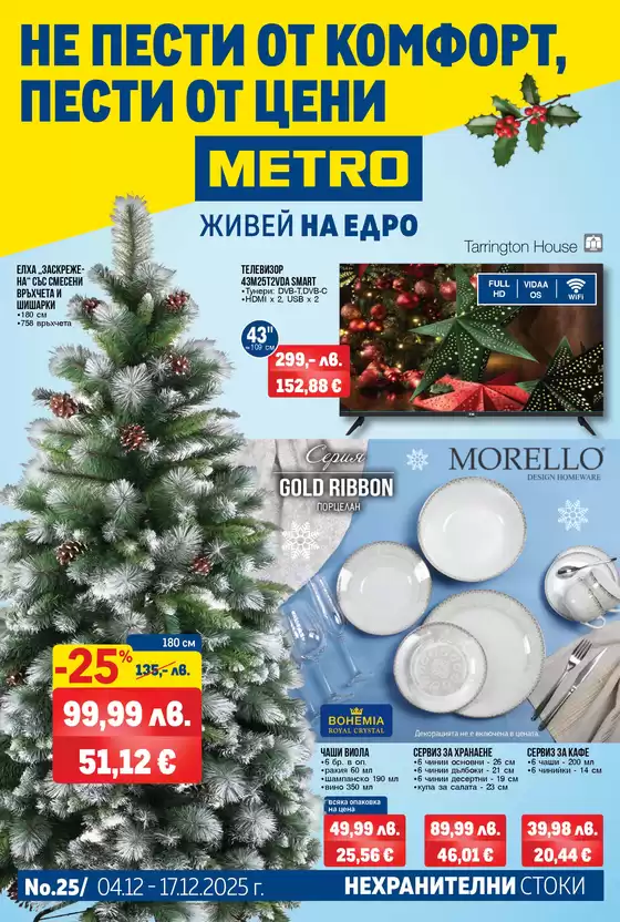 Каталог на Метро в Нови Искър | Нехранителни стоки | 2025-12-04T00:00:00.000Z - 2025-12-17T00:00:00.000Z