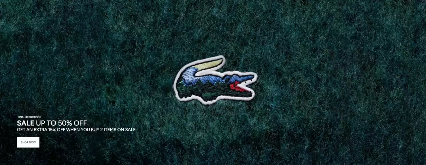 Каталог на Lacoste в Монтана | SALE UP TO 50% OFF | 2026-01-23T00:00:00.000Z - 2026-02-05T00:00:00.000Z