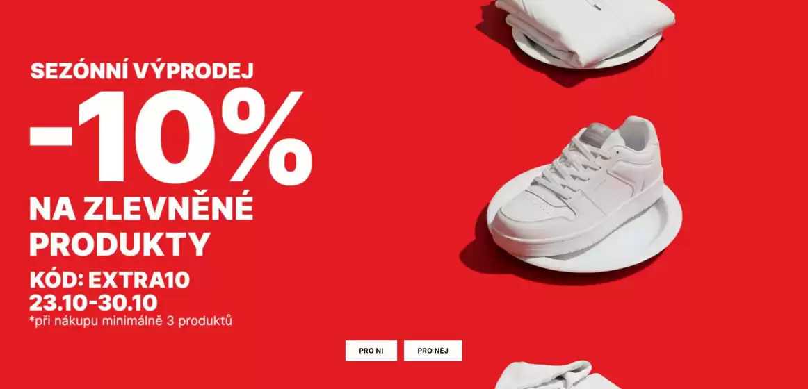 Cropp katalog v Přerov | Sezónní výprodej -10% na zlevněné produkty  | 2025-10-23T00:00:00.000Z - 2025-10-30T00:00:00.000Z