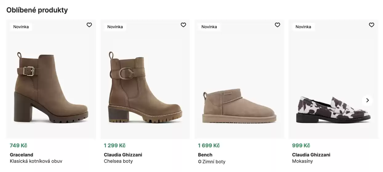 Deichmann katalog v Ostrava | Oblíbené produkty | 2025-10-23T00:00:00.000Z - 2025-11-04T00:00:00.000Z