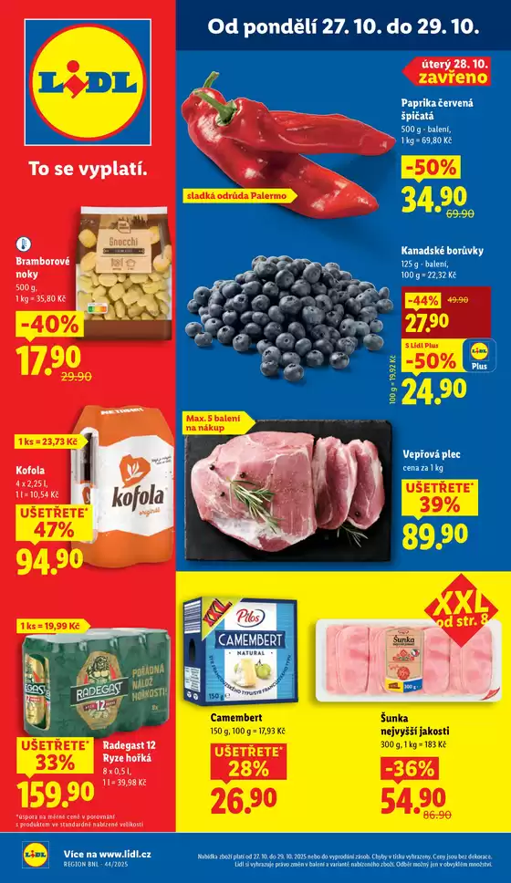 Lidl katalog v Mohelnice | Akční leták OD PONDĚLÍ | 2025-10-23T00:00:00.000Z - 2025-10-29T00:00:00.000Z