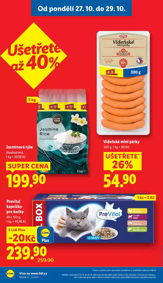 Akční leták OD PONDĚLÍ