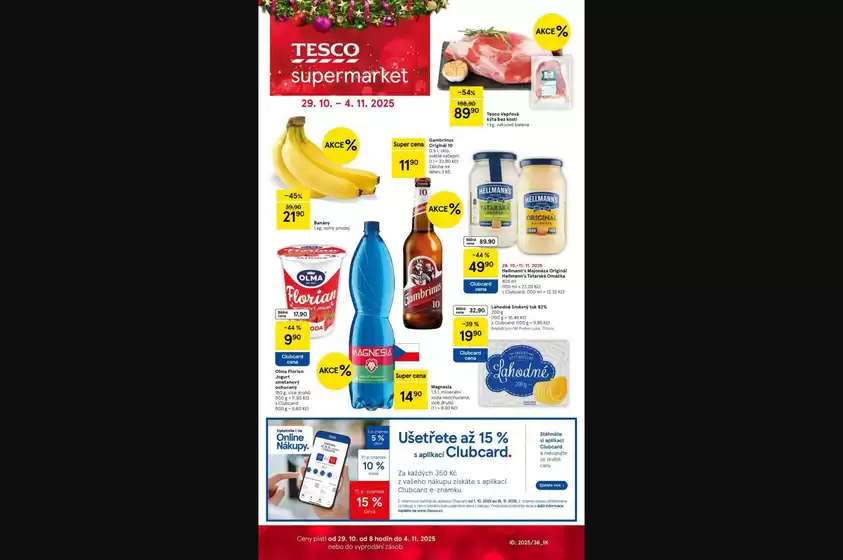 Tesco katalog v Odry | Široký výběr nabídek | 2025-10-29T00:00:00.000Z - 2025-11-04T00:00:00.000Z