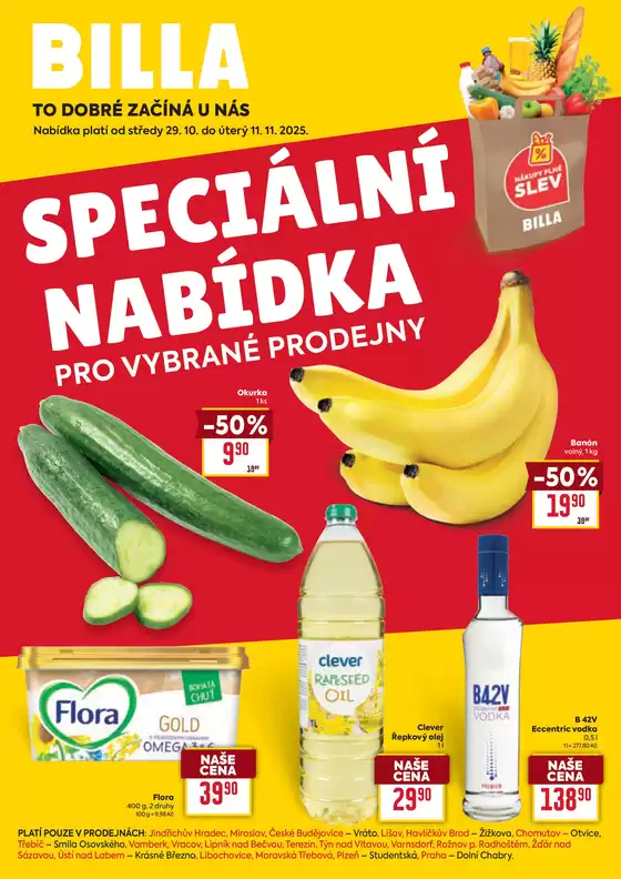 Billa katalog v Praha | Billa Speciální nabídka: vybrané prodejny | 2025-10-28T00:00:00.000Z - 2025-11-11T00:00:00.000Z