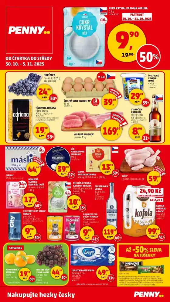 Penny Market katalog v Aš | Skvělá nabídka pro lovce výhodných nákupů | 2025-10-28T00:00:00.000Z - 2025-11-11T00:00:00.000Z