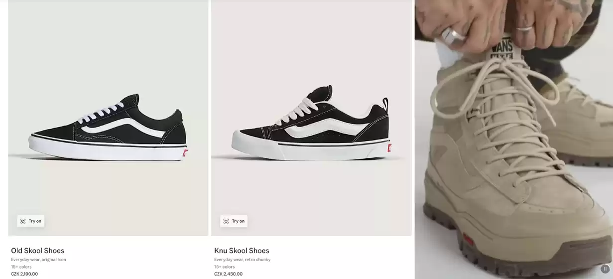 Vans katalog v Pardubice | Vans leták | 2025-10-29T00:00:00.000Z - 2025-11-10T00:00:00.000Z