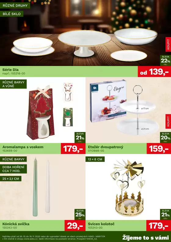 ASKO NÁBYTEK - Vánoční leták