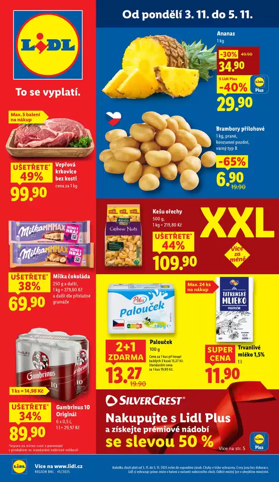 Lidl katalog v Karlovy Vary | Akční leták OD PONDĚLÍ | 2025-10-30T00:00:00.000Z - 2025-11-09T00:00:00.000Z