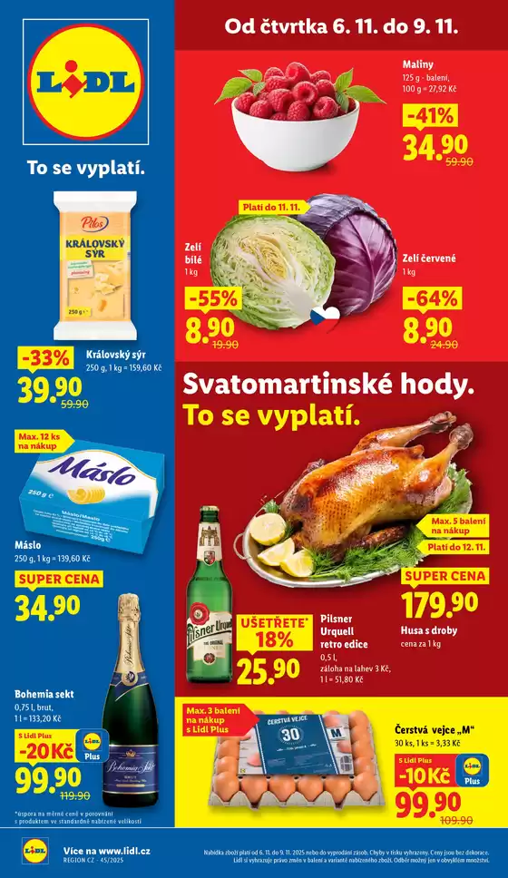 Lidl katalog v Hradec Králové | Exkluzivní výhodné nabídky | 2025-10-30T00:00:00.000Z - 2025-11-09T00:00:00.000Z