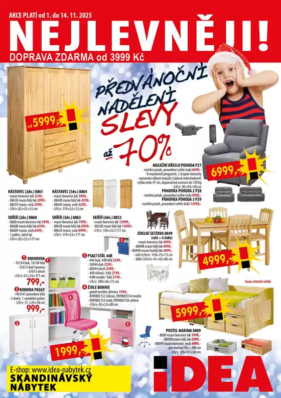 IDEA nábytek katalog v Třinec | IDEA nábytek Aktuální leták | 2025-11-01T00:00:00.000Z - 2025-11-14T00:00:00.000Z
