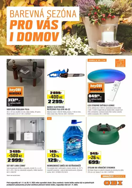 OBI katalog v Sušice | OBI Nabídky! | 2025-11-03T00:00:00.000Z - 2025-11-30T00:00:00.000Z