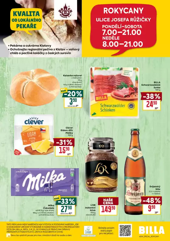 Billa Speciál: Rokycany